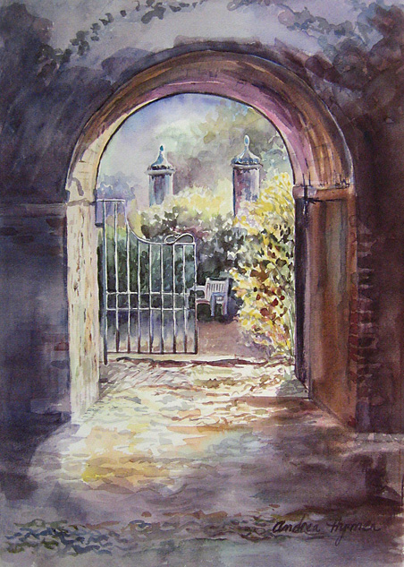 Arch to Garden by Andrea Holte